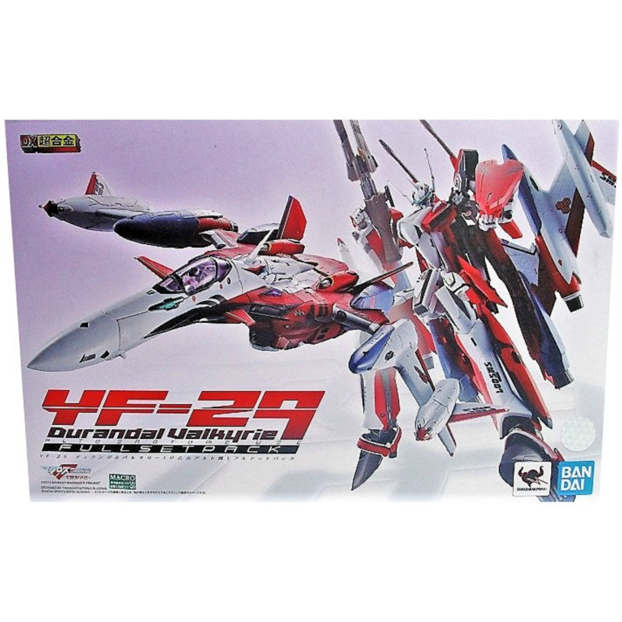 DX Chogokin YF-29 Durandal Valkirie (Alto Saotome's Custom) Full Set Pack