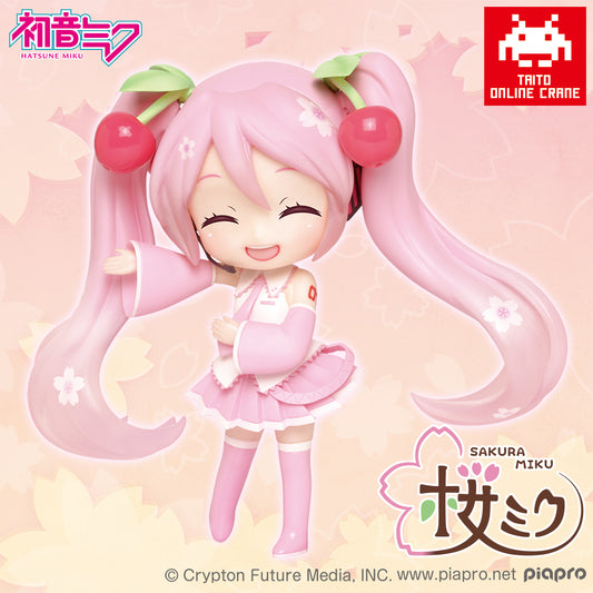 Doll Crystal Figure Sakura Miku Taito Online Crane Limited Ver. | animota