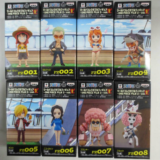 OnePiece World Collectable Figure ONE PIECE FILM Z vol.1 Set of 8 pcs., Action & Toy Figures, animota