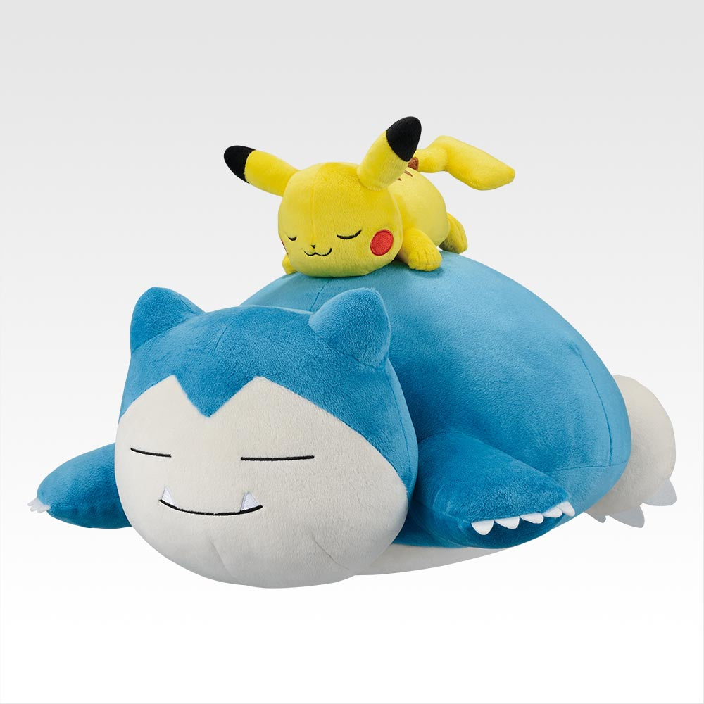2025 Pokémon Collection Kuji -Let's Go for a Walk!- Snorlax ＆ Pikachu Plush Toy [Ichiban-Kuji Prize B]