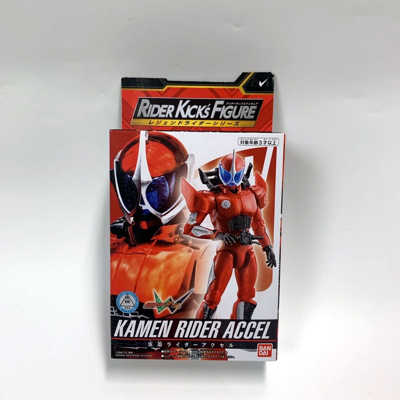 Bandai Rider Kick's Figur Legend Rider Serie Kamen Rider Accel