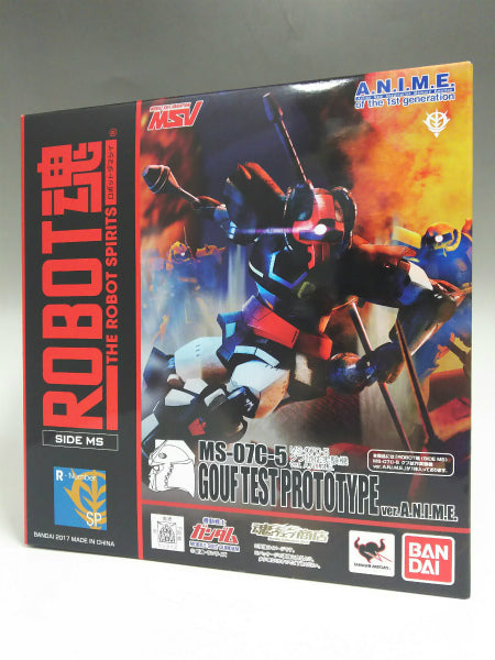 Tamashii Web Exclusive ROBOT SPIRITS MS-07C-5 Gouf Test Prototype ver. A.N.I.M.E., animota