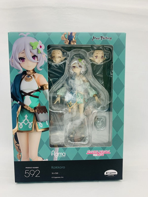figma 592 Kokkoro (Princess Connect! Re:Dive) "GOODSMILE ONLINE SHOP" "CyStore" purchase bonus Includes pot-cooked rice tag + seat fixed pedestal