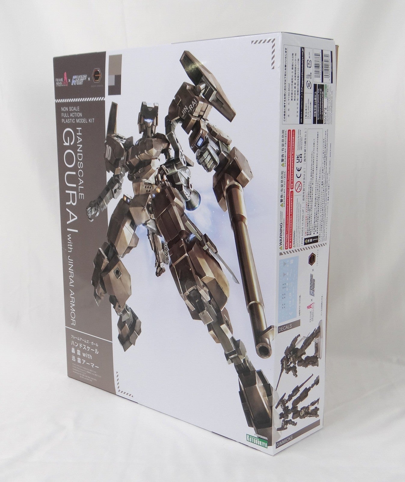 Frame Arms Girl Hand Scale Gourai with Jinrai Armor Plastic Model