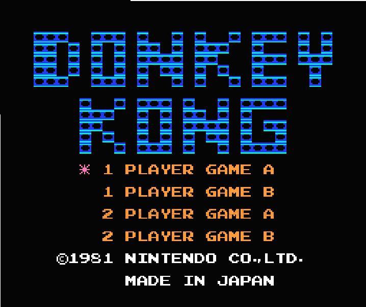 Donkey Kong.Nintendo Famicom Japanese Version