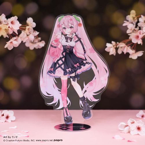 Sakura Miku SAKURA×SUBCULTURE - Extra Large Clear Stand Sakura Miku 1 [TAITO-Kuji Prize A]