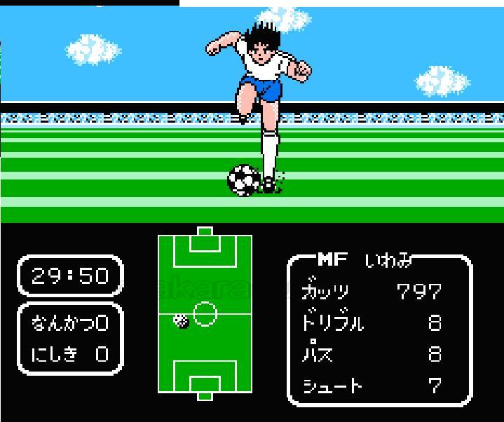 Captain Tsubasa.Nintendo Famicom Japanese Version
