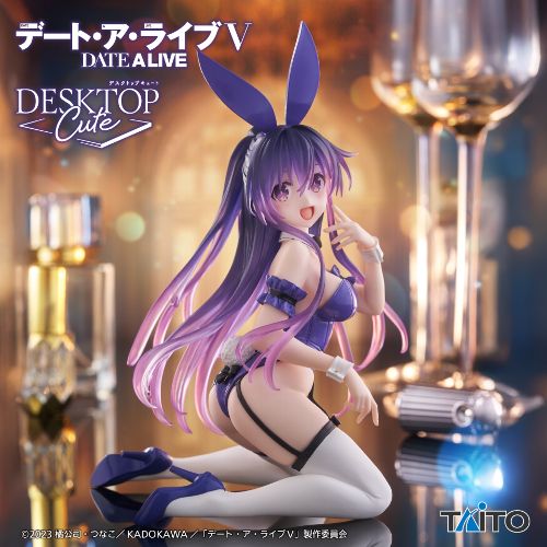 Date A Live V - Desktop Cute Figure - Tohka Yatogami Bunny Ver.