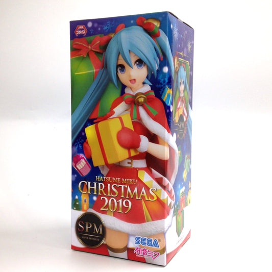 SEGA Hatsune Miku Series Hatsune Miku Chrismas 2019 Super Premium Figure, Action & Toy Figures, animota