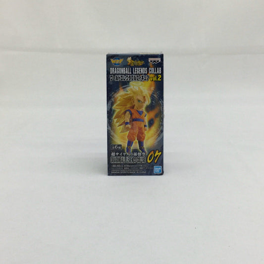 COLABORACIÓN DE DRAGONBALL LEGENDS Figura coleccionable mundial Vol.2 Super Saiyan 3 Son Goku 