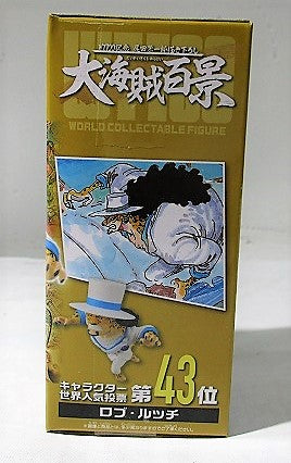 Figura coleccionable mundial de ONE PIECE WT100 Memorial ilustrada por Eiichiro Oda 100 grandes vistas de piratas6 Rob Lucci