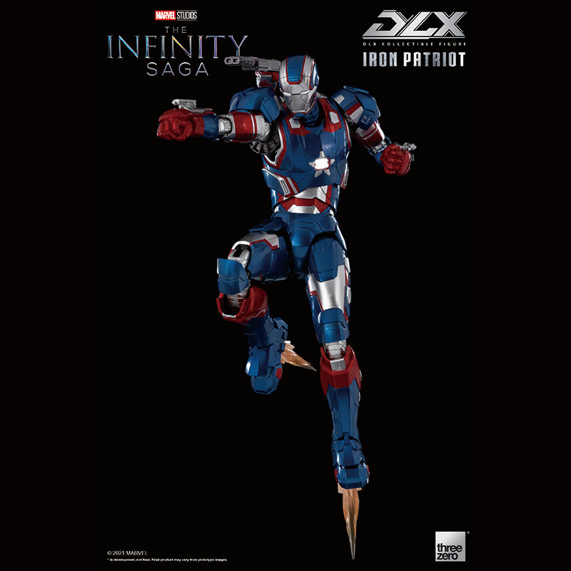 threezero DLX Marvel Studios: Infinity Saga Iron Patriot, animota