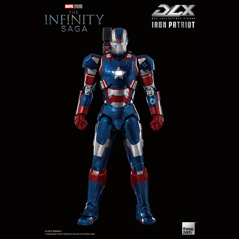 threezero DLX Marvel Studios: Infinity Saga Iron Patriot, animota