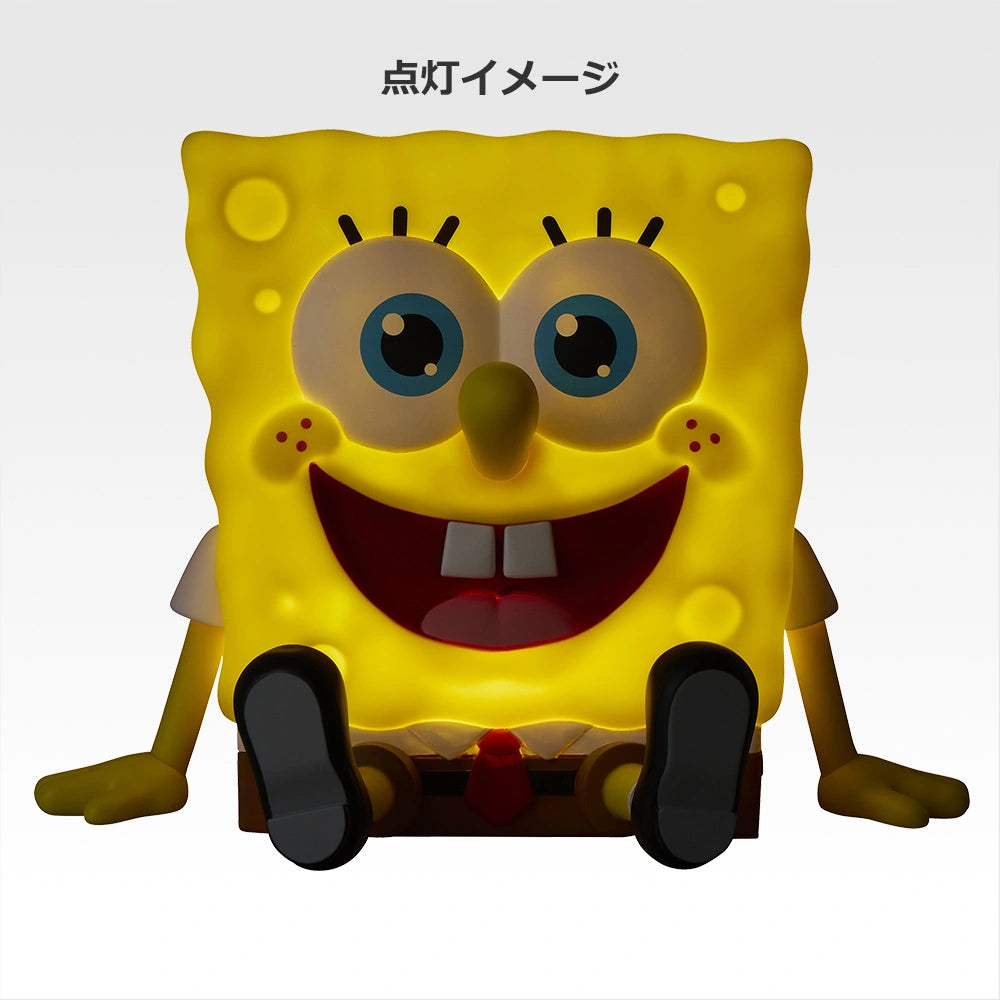 SpongeBob SquarePants Welcome to Bikini Bottom! Sofubi Light - SpongeBob [Ichiban-Kuji Prize A]