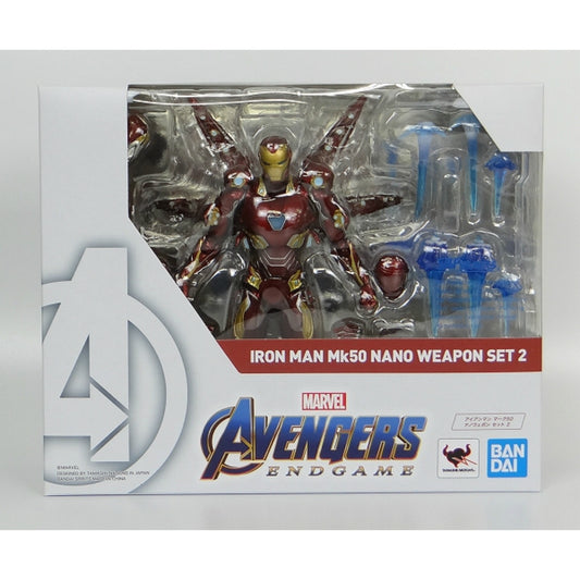 S.H.Figuarts Iron Man Mk50 Nano Weapon Set 2 (Avengers Endgame), Action & Toy Figures, animota