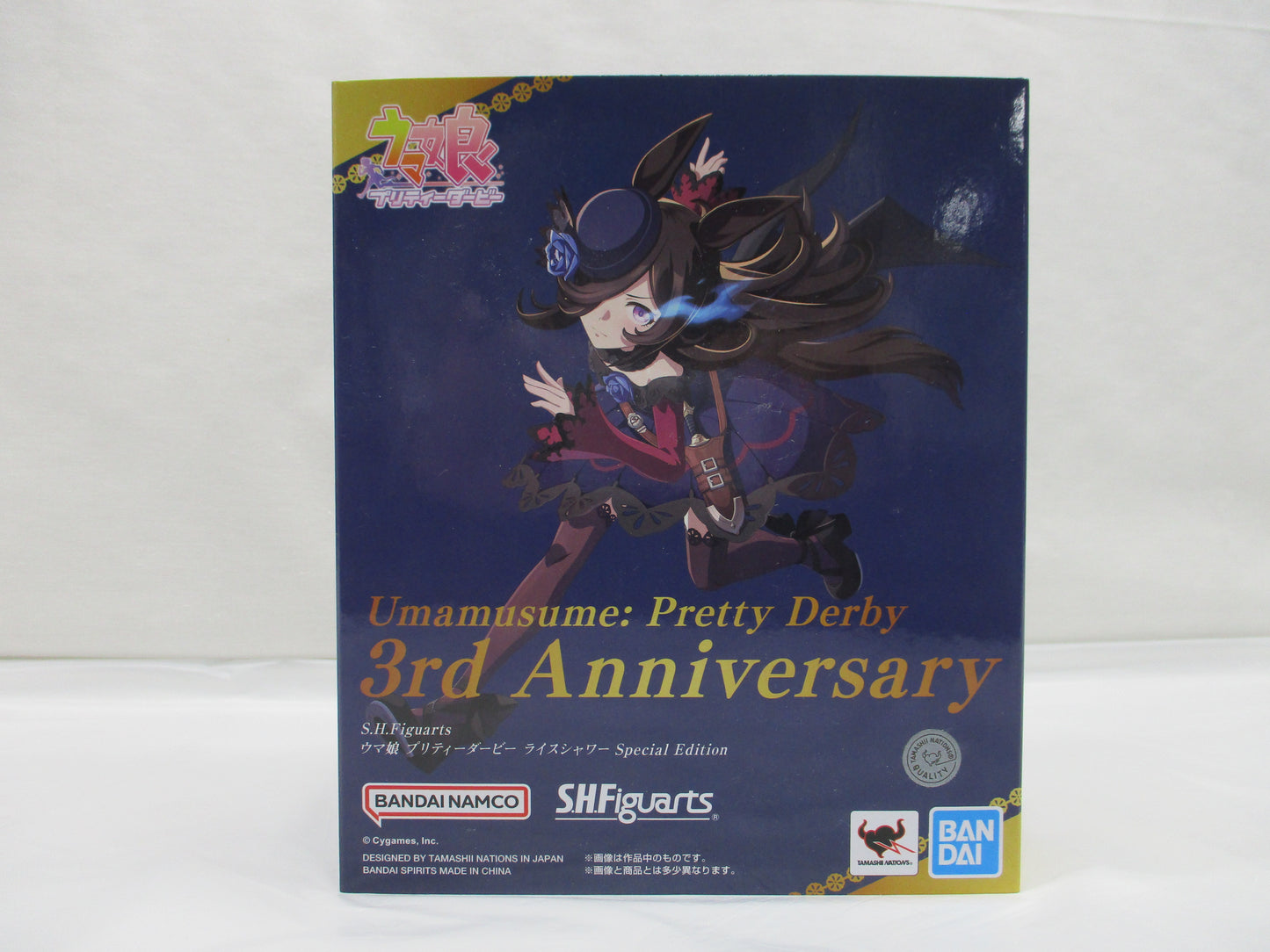S.H.Figuarts Rice Shower Special Edition [3rd Anniversary Sleeve] Sevennet Exclusive (Uma Musume Pretty Derby), Action & Toy Figures, animota