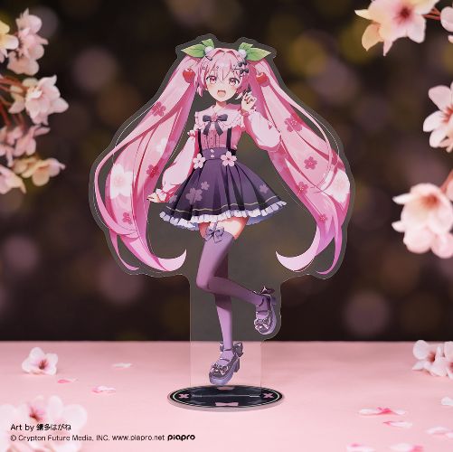 Sakura Miku SAKURA×SUBCULTURE - Extra Large Clear Stand Sakura Miku 2 [TAITO-Kuji  Prize B]