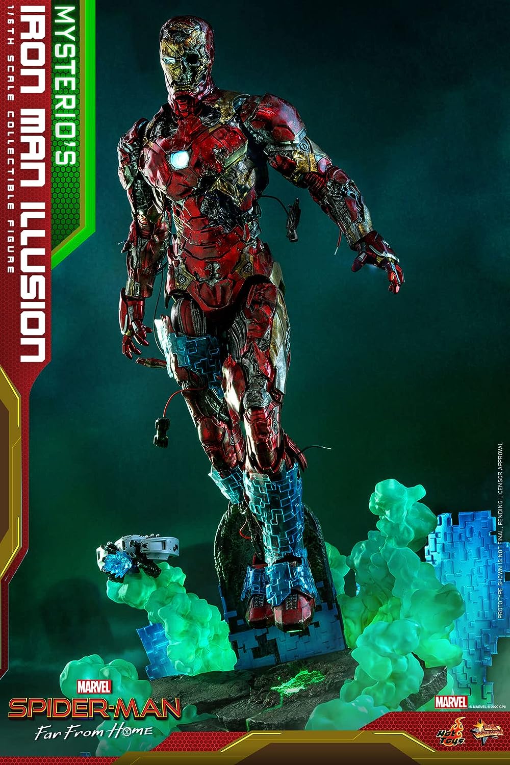 Movie Masterpiece "Spider-Man: Far From Home" 1/6 Scale Figure Iron Man (Zombie Edition) [Toy Sapiens Exclusive] | animota