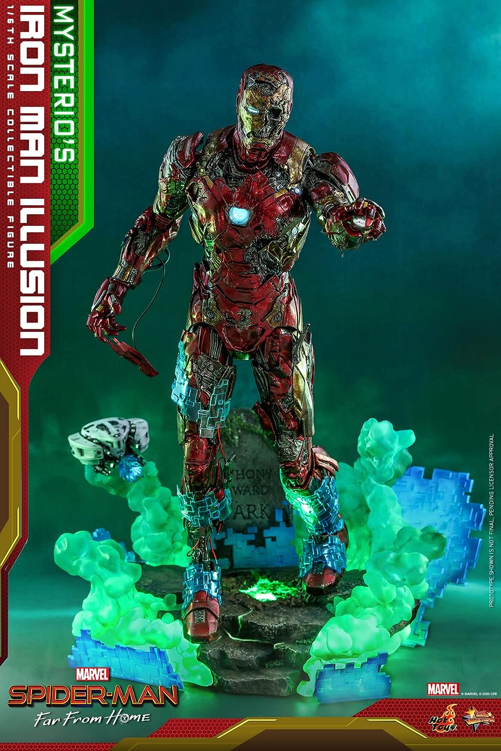 Movie Masterpiece "Spider-Man: Far From Home" 1/6 Scale Figure Iron Man (Zombie Edition) [Toy Sapiens Exclusive] | animota