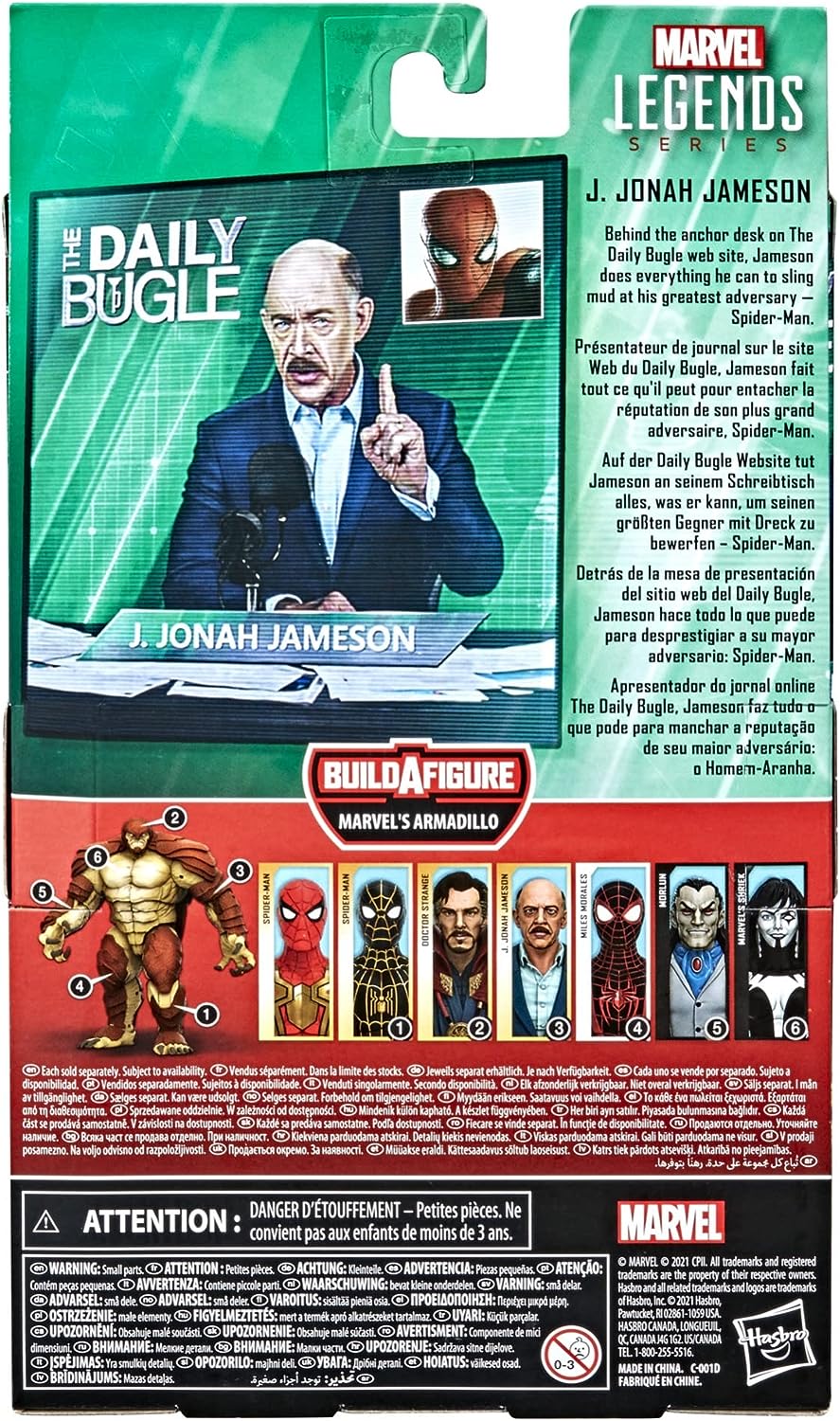 Marvel Legend Spider-Man Series J. Jonah Jameson | animota