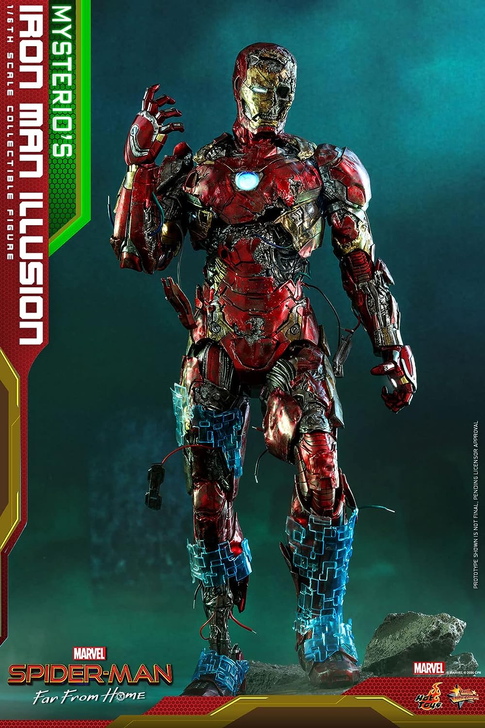 Movie Masterpiece "Spider-Man: Far From Home" 1/6 Scale Figure Iron Man (Zombie Edition) [Toy Sapiens Exclusive] | animota