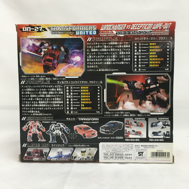 Transformers United UN-27 Windowcharger and Wipe-Out, Action & Toy Figures, animota