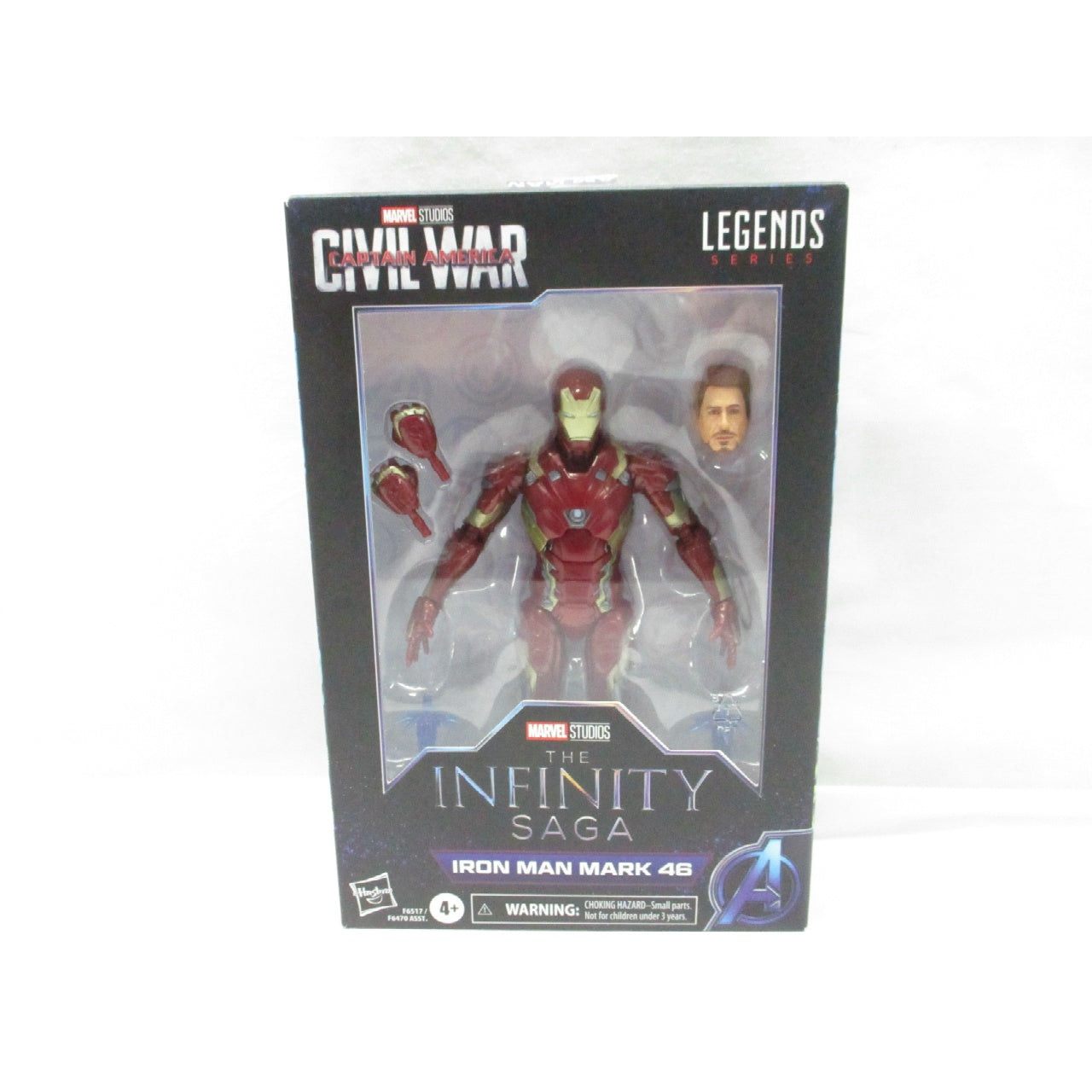 Hasbro Marvel Legends Infinity Saga Iron Man Mark 46 6-Inchi Action Figures, animota