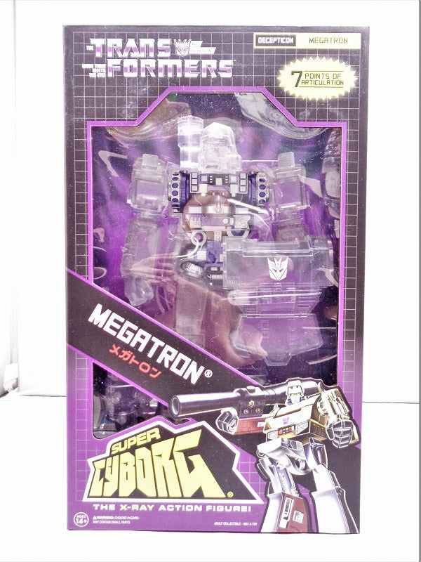 Super 7 Super Cyborg “Fight! Super Robot Lifeform Transformers” Megatron (Clear Version), animota