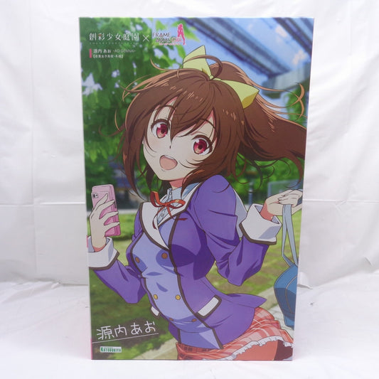 Sousai Shoujo Teien x Frame Arms Girl Ao Gennai [Wakaba Girl's High School Winter Clothes] 1/10 Plastic Model, Action & Toy Figures, animota