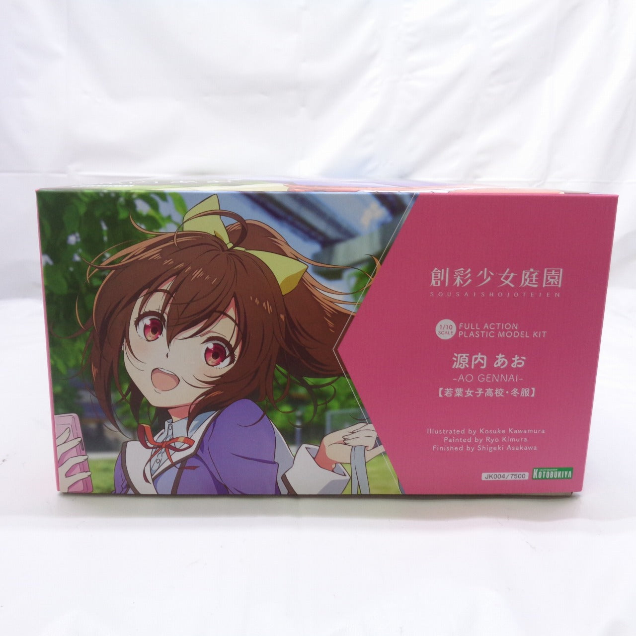 Sousai Shoujo Teien x Frame Arms Girl Ao Gennai [Wakaba Girl's High School Winter Clothes] 1/10 Plastic Model, Action & Toy Figures, animota