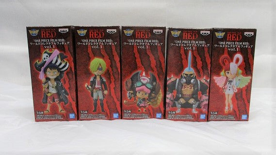 ONE PIECE  "ONE PIECE FILM RED"   World Collectible Figure vol.1- 5 kinds of set