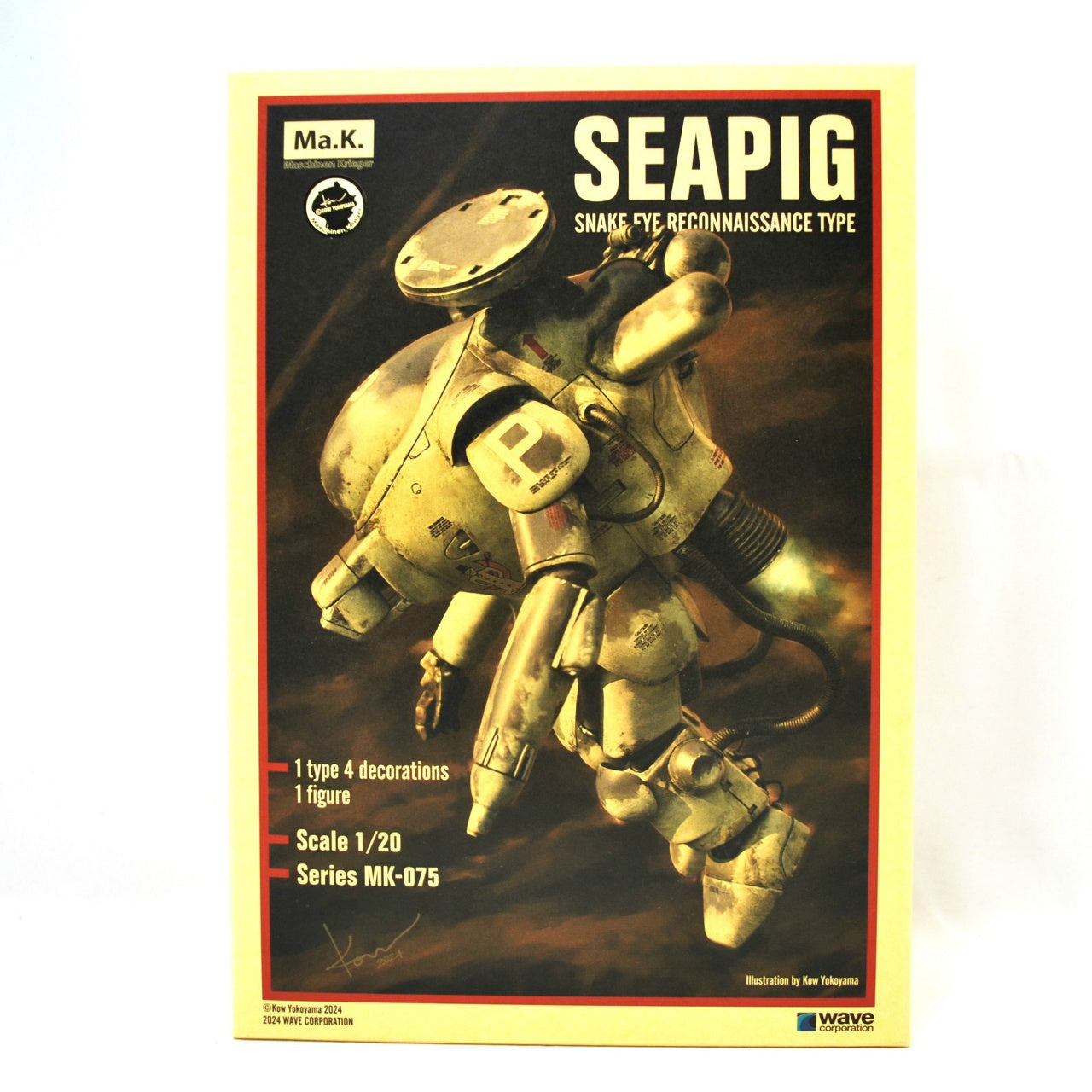 WAVE Maschinen Krieger SNAKE-EYE RECONNAISSANCE TYPE Seapig 1/20 Plastic Model, animota