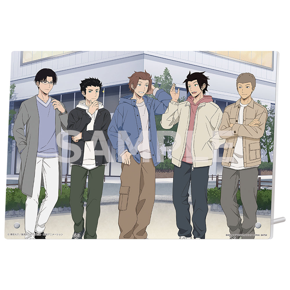 World Trigger - A Path to the Future Woven with Friends - Acrylic Board - Jin/Arashiyama/Ikoma/Yumiba/Kakizaki [Ichiban-Kuji Prize D], Hobbies & Creative Arts, animota