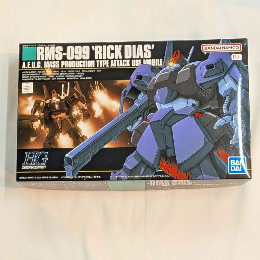 HGUC 010 1/144 RMS-099 Rick Dias, Action & Toy Figures, animota