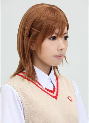 "Toaru Majutsu no Index (A Certain Magical Index)" Mikoto Misaka style cosplay wig