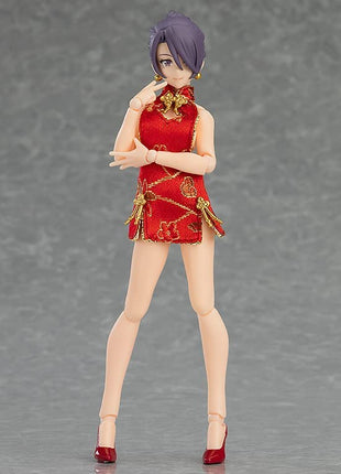 figma Styles Female Body (Mika) with Mini Skirt Chinese Dress Outfit