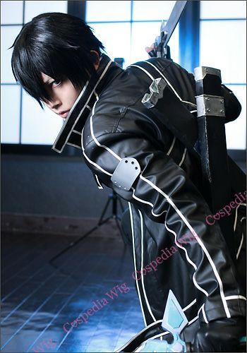 βSword Art Onlineβ Kirito(SAO) style cosplay wig