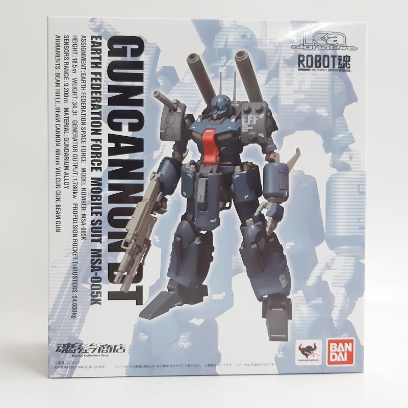 Tamashii Web Exclusive ROBOT SPIRITS Guncannon Detector (No Correction Decals), Action & Toy Figures, animota