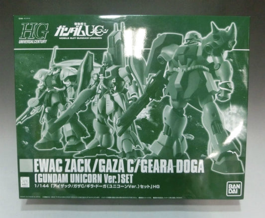 HGUC 1/144 Ewac Zack/Gaza C/Geara Doga Set (Unicorn Ver.)