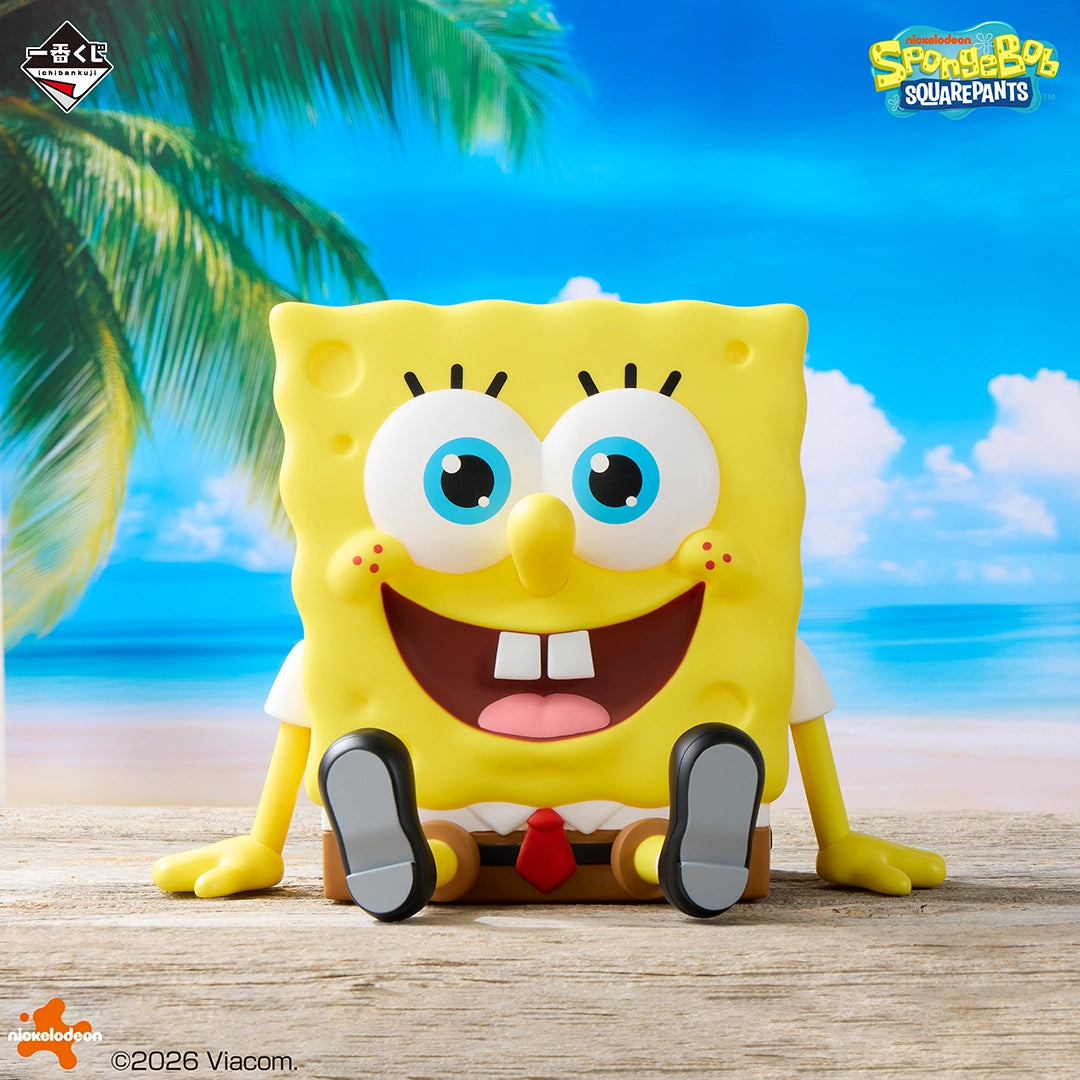 SpongeBob SquarePants Welcome to Bikini Bottom! Sofubi Light - SpongeBob [Ichiban-Kuji Prize A]