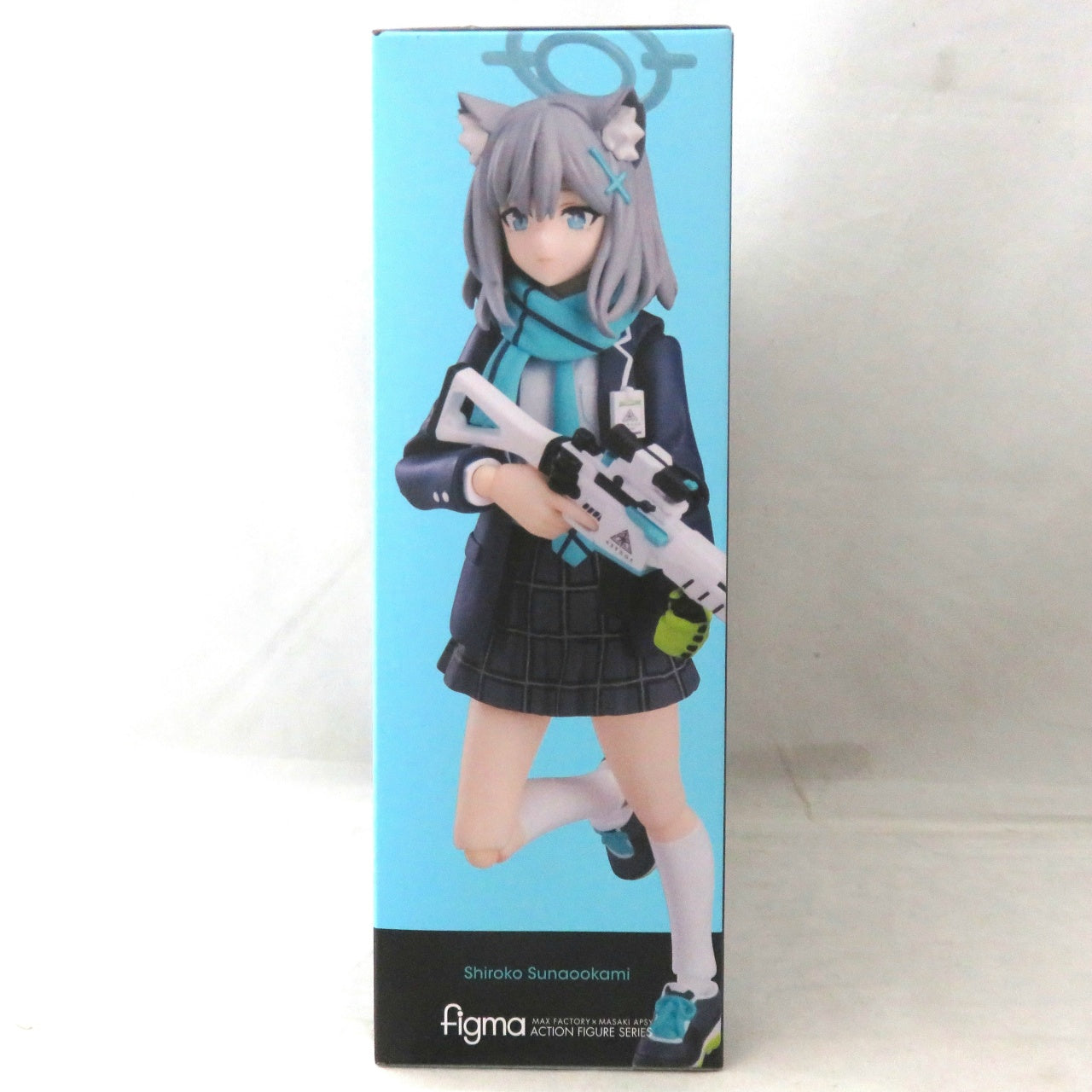 figma 567 Shiroko Sandwolf Bonus with “closed eyes shy face” (Blue Archive)