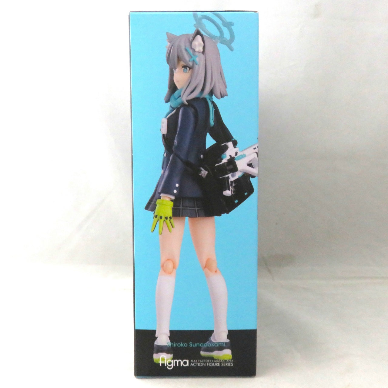 figma 567 Shiroko Sandwolf Bonus with “closed eyes shy face” (Blue Archive)