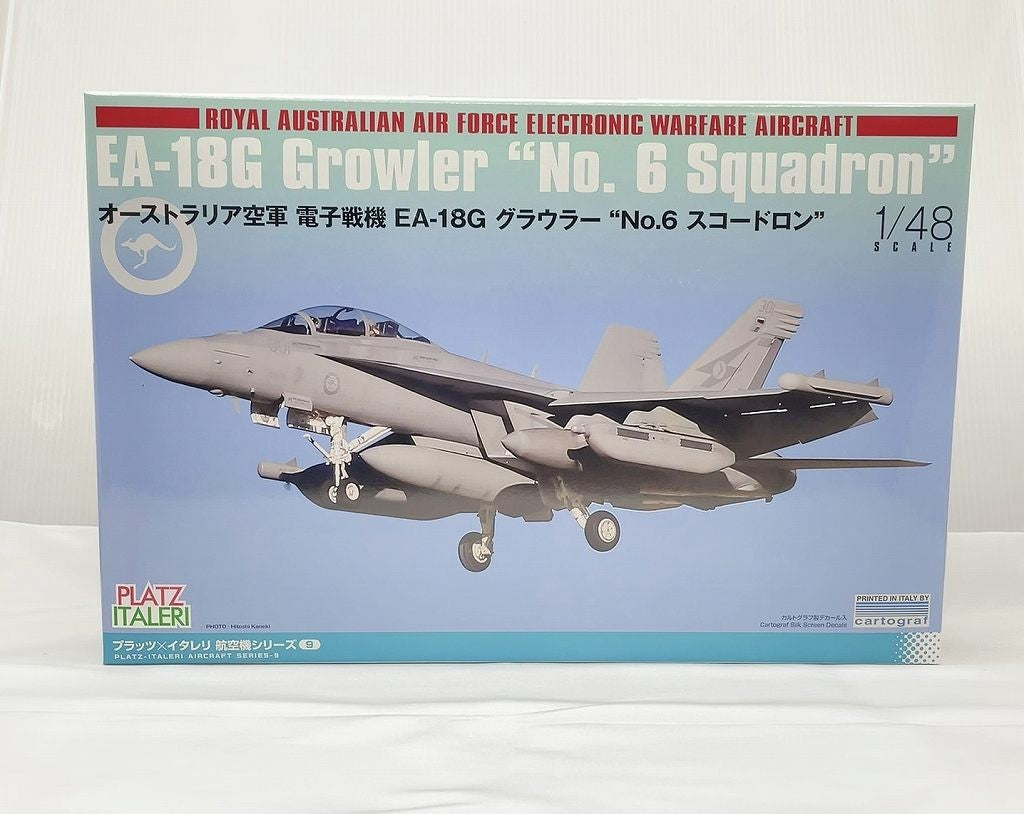 1/48 Australian Air Force Electronic-warfare Aircraft EA-18G Growler "No.6 SCO Drone" Plastic Model