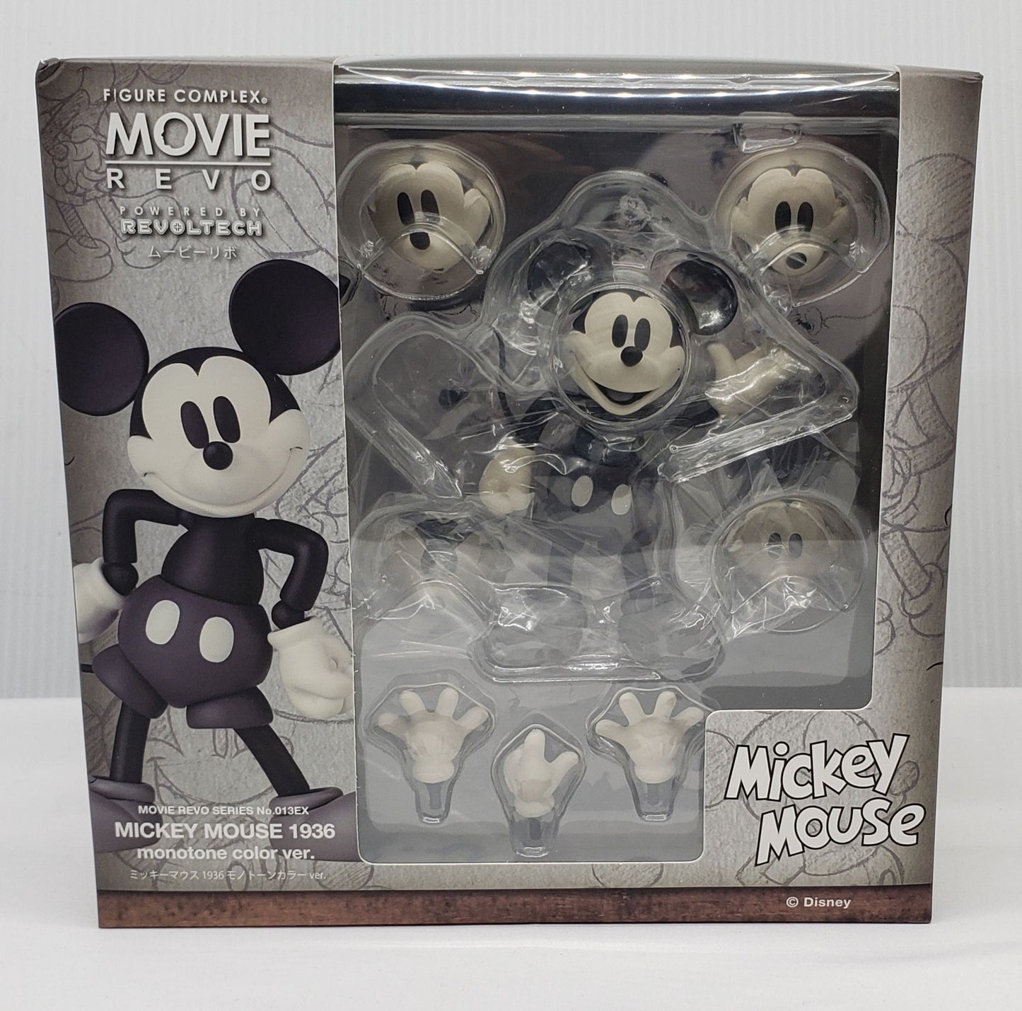 Figura Complex Movie Revo Series No.013EX Mickey Mouse (1936/Versión Color Monotono)