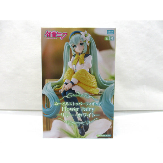 Furyu Hatsune Miku Noodle Stopper Figure Flower Fairy-Lily White-, animota