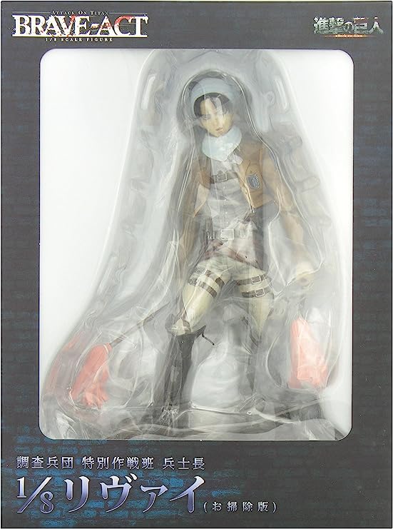 BRAVE-ACT - Attack on Titan: Levi (Cleaning Ver.) 1/8 Complete Figure [Animate, Gamers, Stellar Works, Union Creative Online Exclusive] | animota