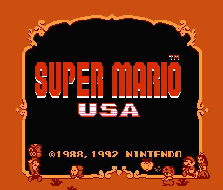 Super Mario USA(Super Mario Bros. 2).Famicom Japanese Version