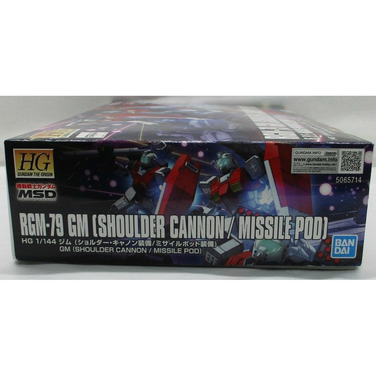 HG 1/144 GM (Shoulder Cannon / Missile Pod Equipped) Plastic Model "Mobile Suit Gundam MSD", animota