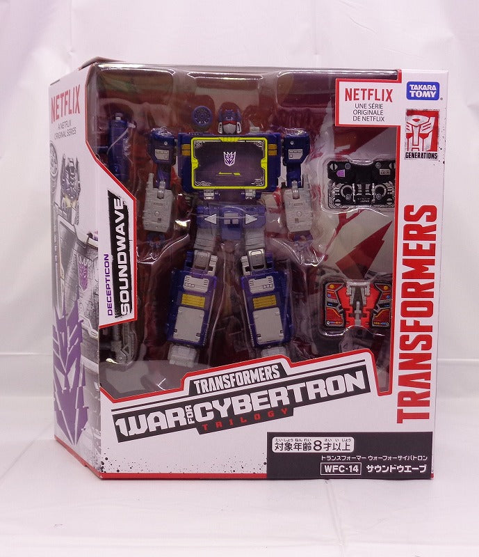 Transformers War for Cybertron WFC-14 Soundwave, animota