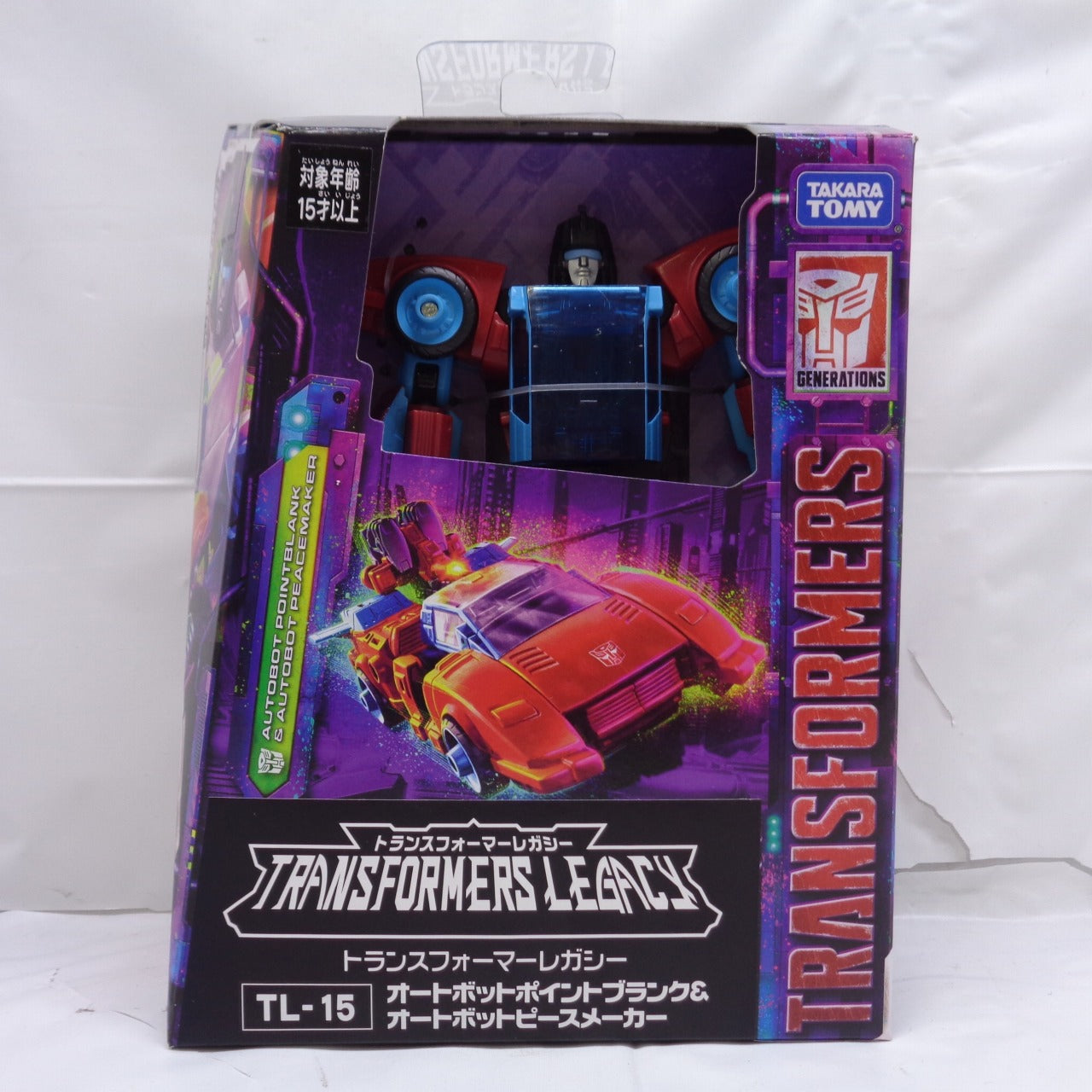 Takara Tomy Transformers Legacy TL-15 Autobot Point Blank & Autobot Peacemaker